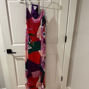 Nicole Miller Vibrant Multicolor Maxi Dress